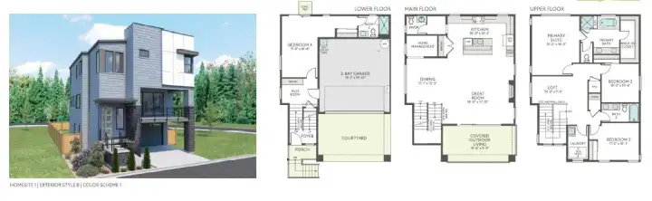 Floorplan (Facade, Ext Colors, Interior Photos & Floor Plans for illustrative purposes only. Actual Facade, Ext Colors, Interiors & Floor Plans may differ.)