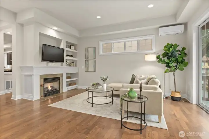 Living Room on Main Level via Few Steps