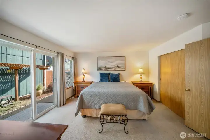 Plenty of room in the primary suite, plus dual closets for great storage