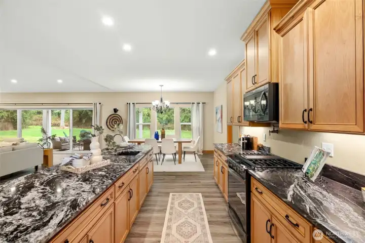Stunning attention to detail in this beautiful kitchen!