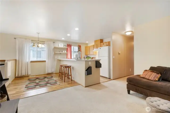 Single-level living at it's finest with a comfortable, open concept living space