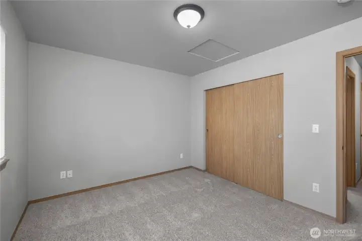 Third bedroom with ample closet space