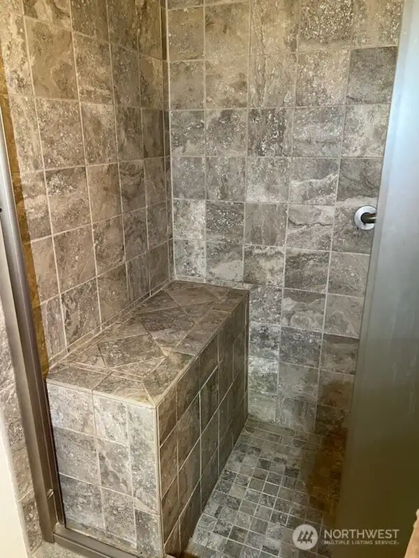 Upstairs shower.
