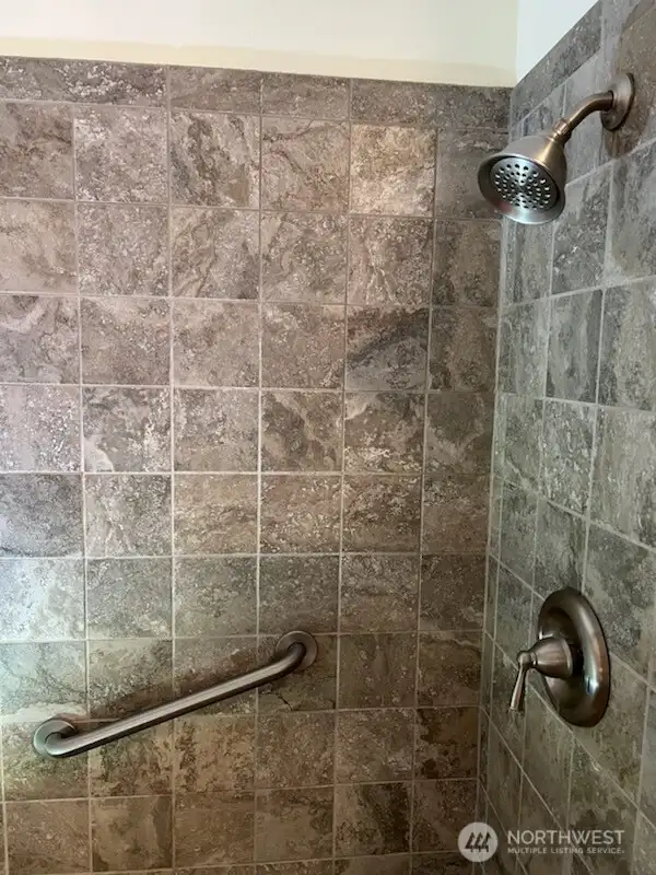 Upstairs shower.