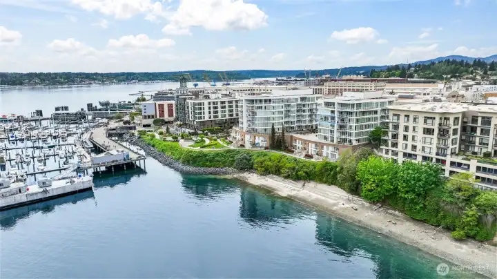 Condo #405 highlighted in blue - schedule a private tour today!