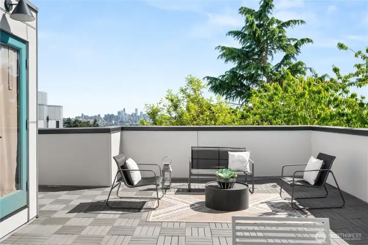 Oversized rooftop deck Oversized rooftop deck