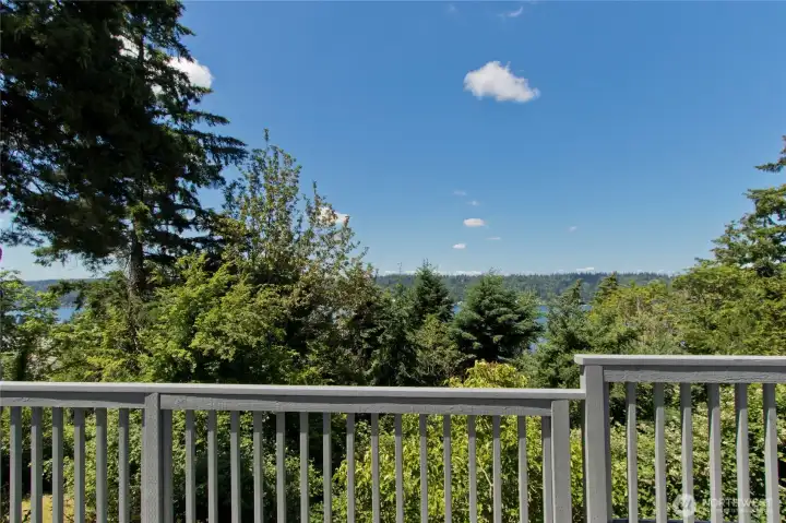 Back deck looking west