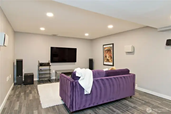 Downstairs family room