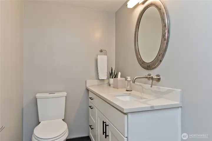 Half bath downstairs