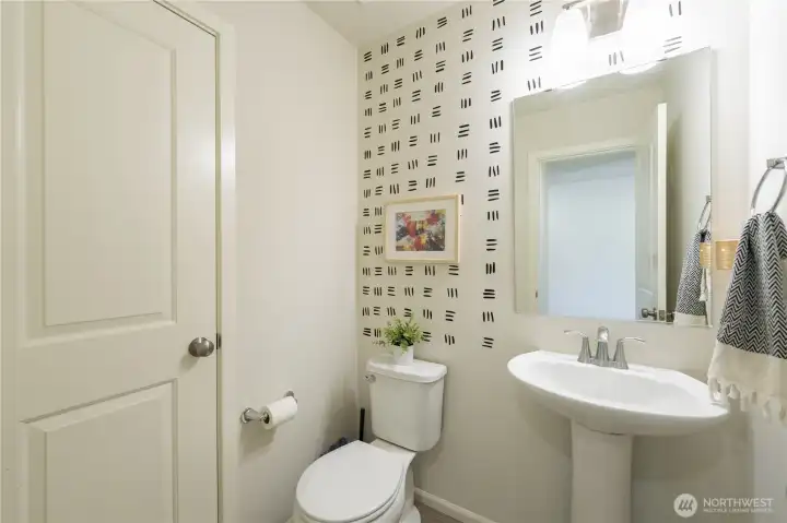 Main floor hall bath