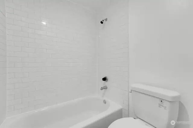 Full Bath w/Subway Tile Remodeled
