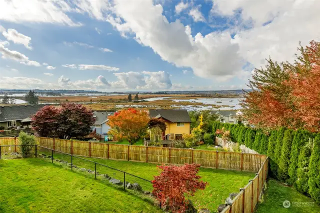 Enjoy these views from your kitchen, dining & primary suite rooms.