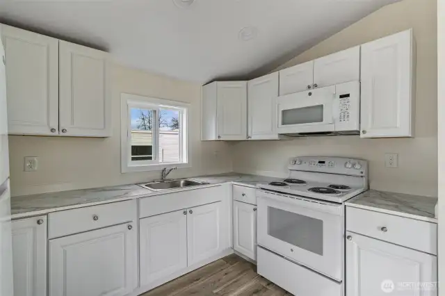 All new kitchen