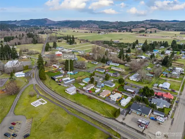 View heading East to Chehalis