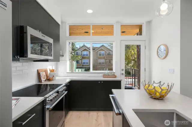 Photos of model home 9213 with similar finishes & floor plan.