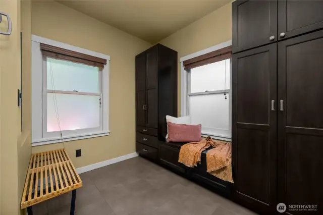 Spa touches throughout the bathroom