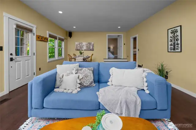 Living Area open to Dining