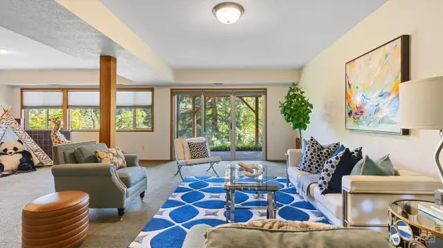 Lower level family room