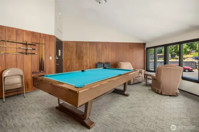 Common area, rec-room. Reserve for parties.