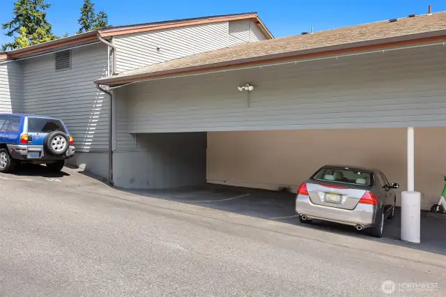 Coveted carport parking
