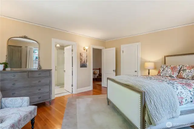 Notice the wood floors, throughout the first and second floors.