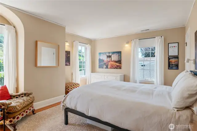 You will love this light filled second bedroom.
