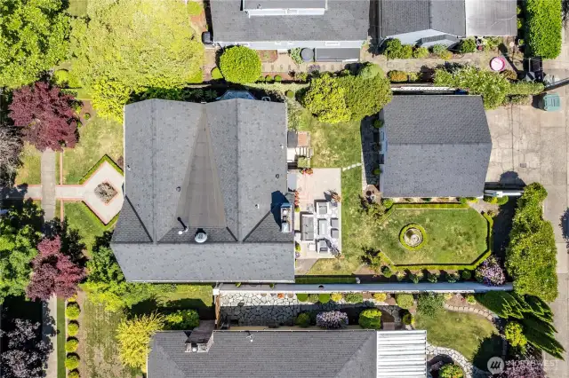 Plenty of back yard space for games or gardening.