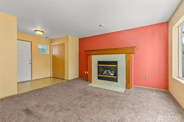 Fireplace/Entry
