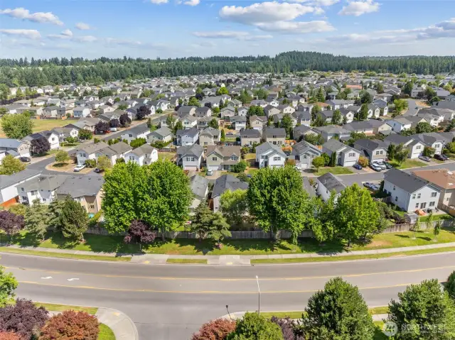 Aerial of Country Hollow