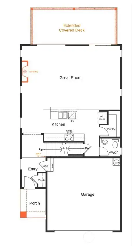 Basement with recroom and full bathroom 5th bedroom