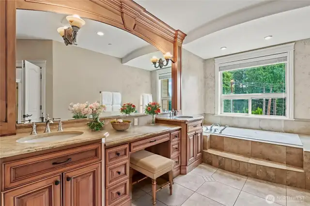 Virtually Staged-Primary Bathroom