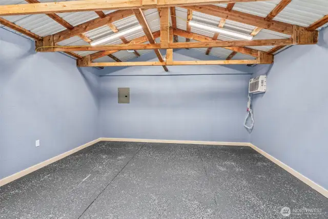 Inside of work out room or office