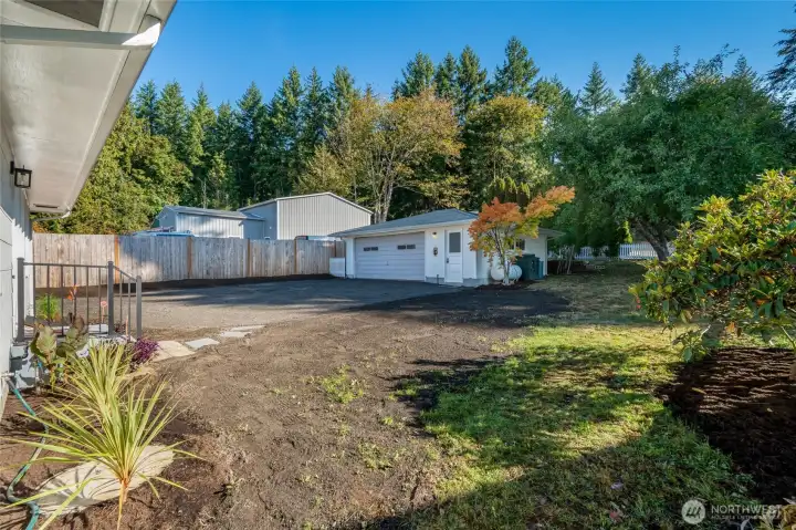Rear yard view