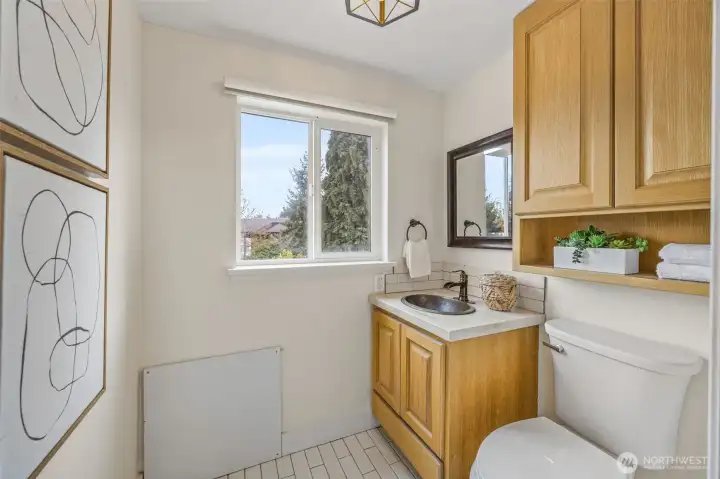 Upstairs Half Bathroom