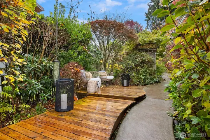 Wonderful walkways leading to the waterfront