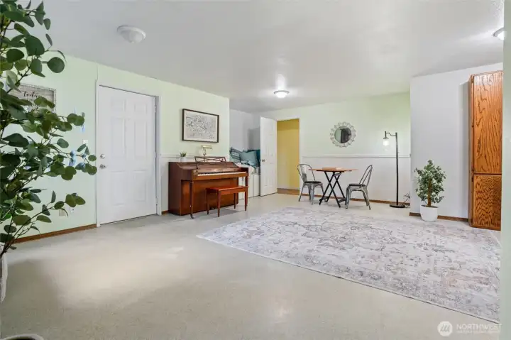 This was the daycare area and the door to the left is an exterior entrance/exit.