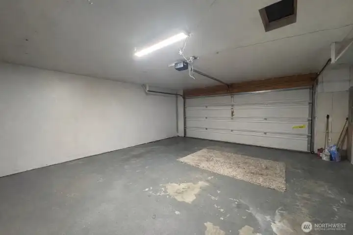 2 car attached garage