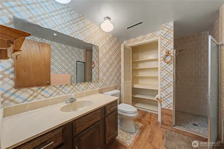 Basement bathroom