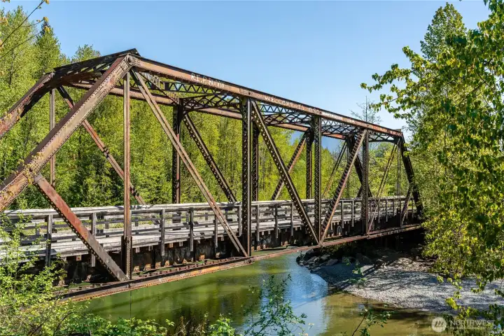 Steps away from the Whitehorse Tressel & trail.