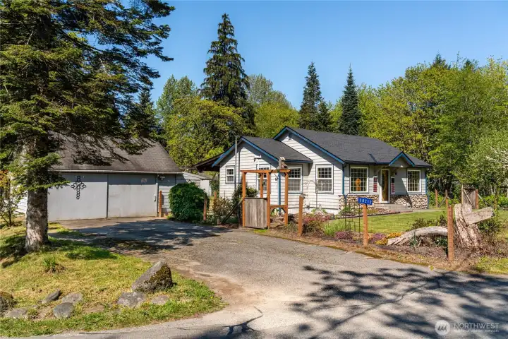 Oversized, detached garage & fenced front yard.