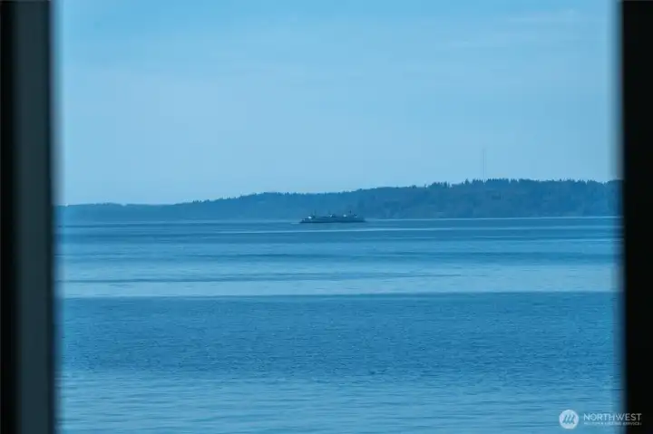 Watch an endless stream of passing marine traffic and marine life. Watch an endless stream of passing marine traffic and marine life.