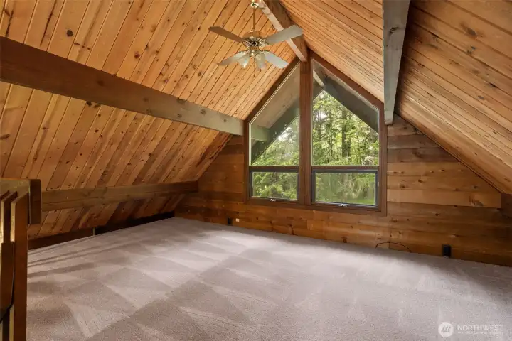 Loft above living space