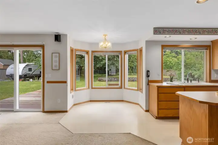 Kitchen with eating space