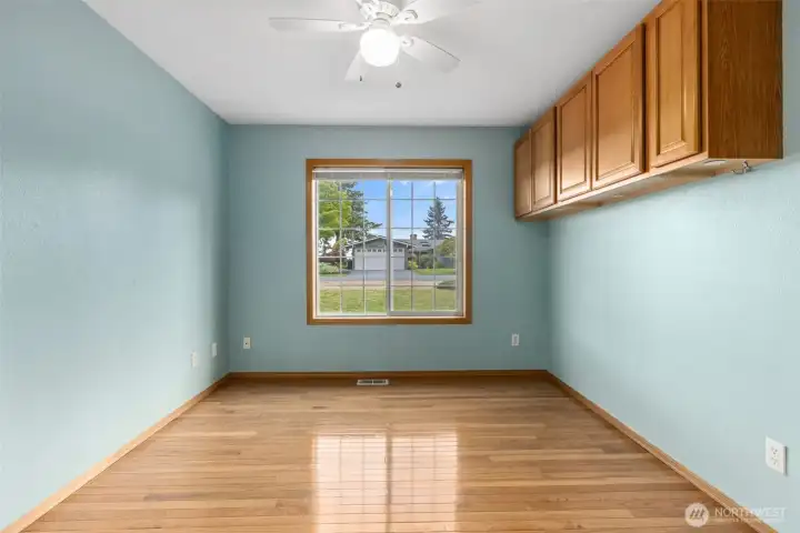 Main floor bed/den/office with attached bath