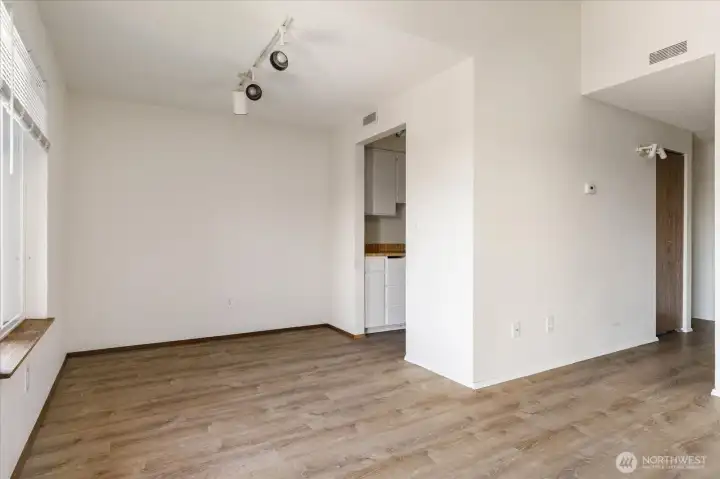 Leads into the kitchen Leads into the kitchen