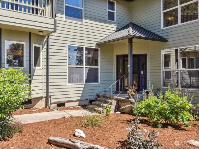 Open and welcoming front porch.
