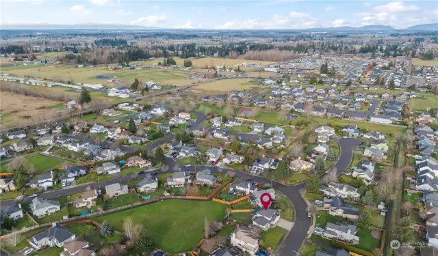 Endless views of Mount Rainier from inside and outside of property