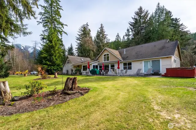 A gorgeous parcel of property with river and mountain views