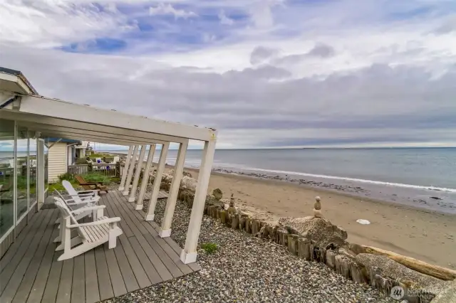 Your spectacular view of the strait of juan de fuca awaits.