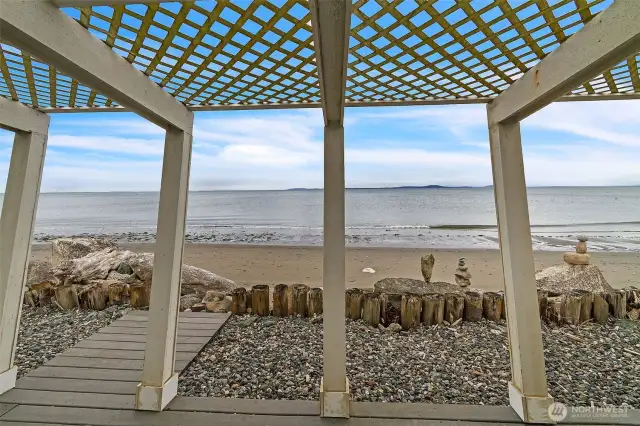 Sit outside on your porch to enjoy the view.